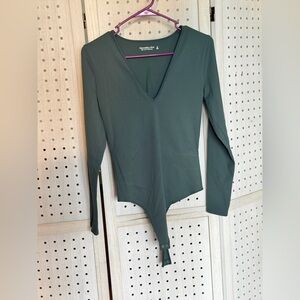 Abercrombie & Fitch Deep Green Bodysuit